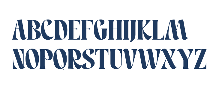 Mistegave Regular Uppercase
