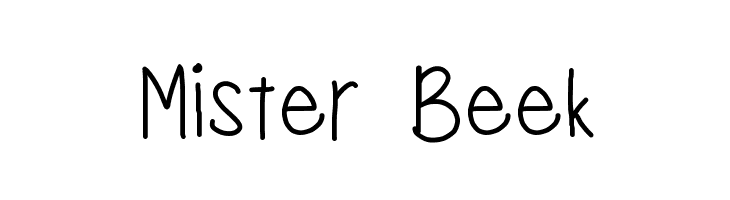 Mister Beek Font
