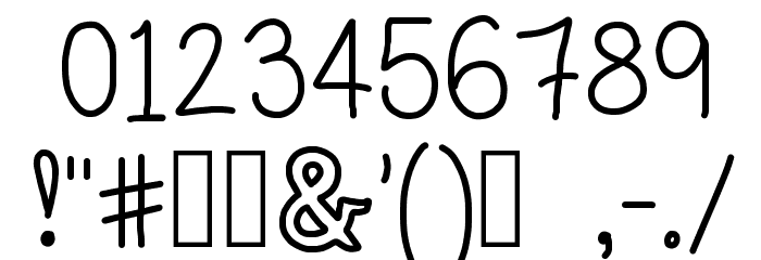 Mister Beek Font OTHER CHARS