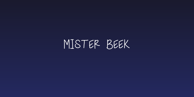 Mister Beek Social Header