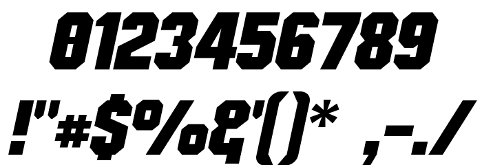 Mister Belvedere Oblique Font OTHER CHARS