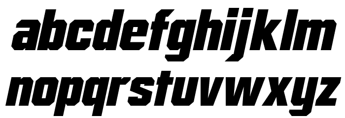 Mister Belvedere Oblique Font LOWERCASE