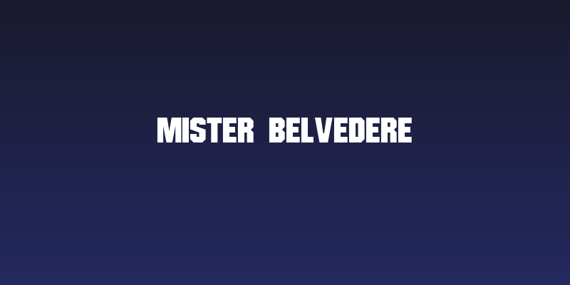Mister Belvedere Social Header