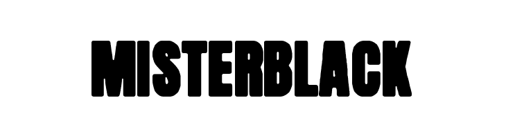 Mister Black  لخطوط تنزيل
