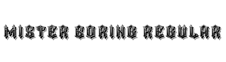 Mister Boring Regular  Descarca Fonturi Gratis