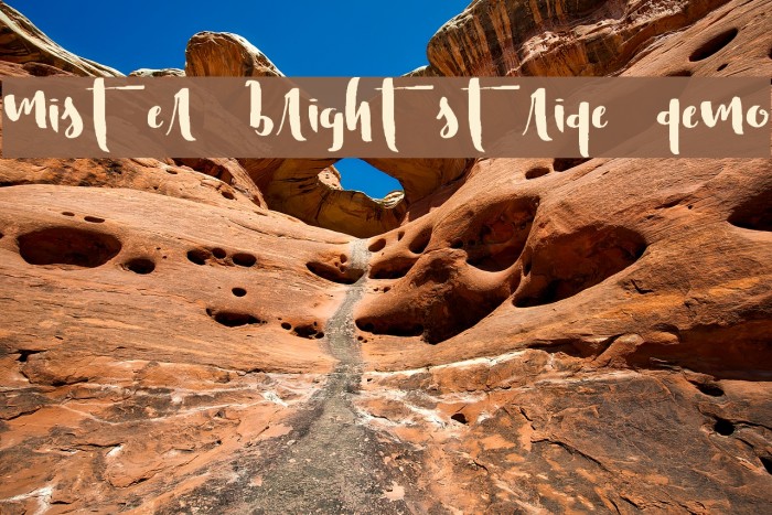 Mister Brightstride Demo Font examples