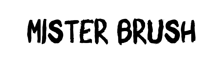 Mister Brush  les polices de caractères gratuit tlcharger