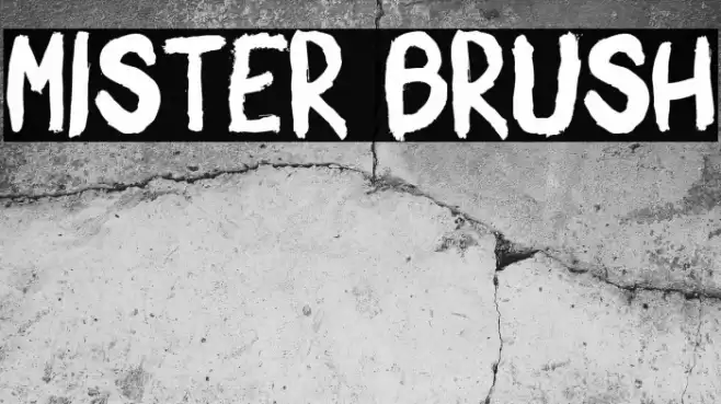Mister Brush Font examples