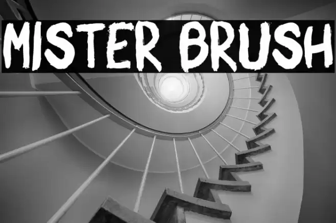 Mister Brush Font examples