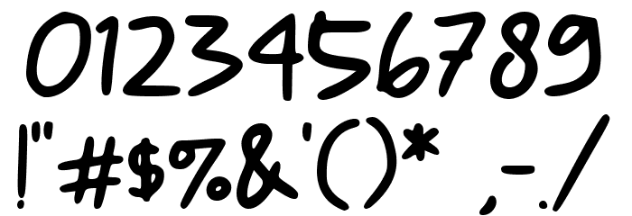 Mister Child Font OTHER CHARS