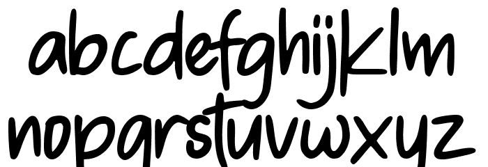 Mister Child Font LOWERCASE