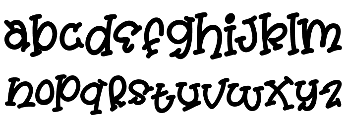 Mister Clown Font LOWERCASE