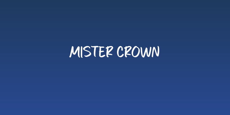 Mister Crown Social Header