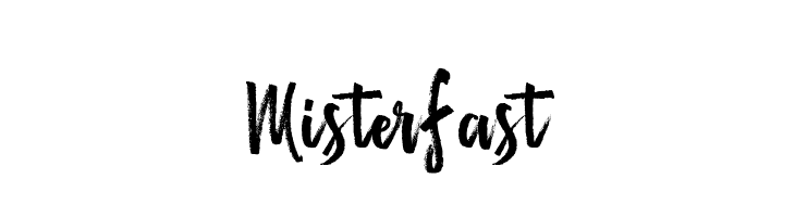 Mister Fast  font caratteri gratis