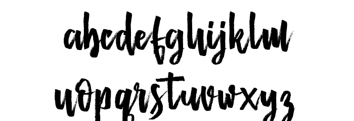 Mister Fast Font LOWERCASE