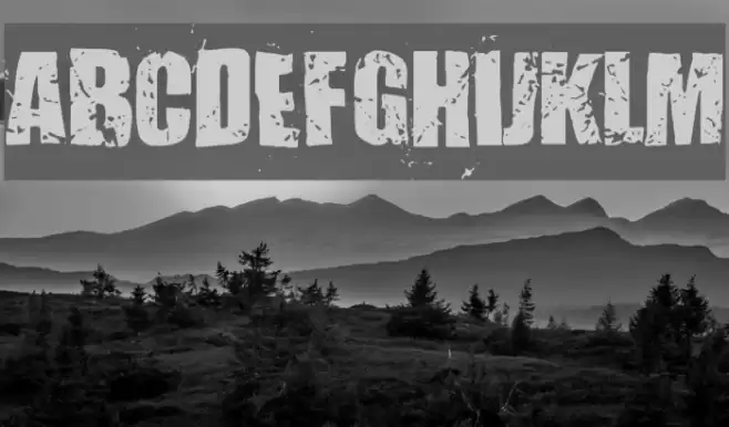 Mister Filthy Font examples