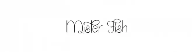 Mister Fish  Frei Schriftart Herunterladen
