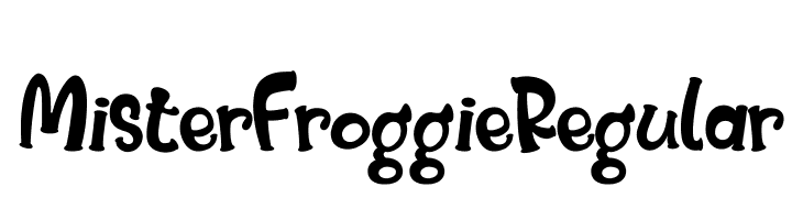 Mister Froggie Regular  नि: शुल्क फ़ॉन्ट्स डाउनलोड