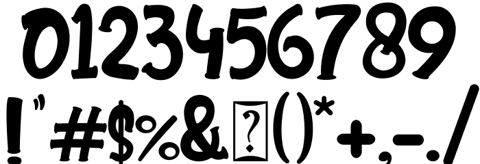 Mister Froggie Regular Font OTHER CHARS