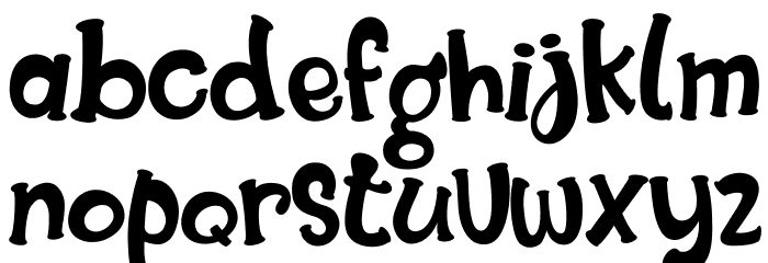 Mister Froggie Regular Font LOWERCASE