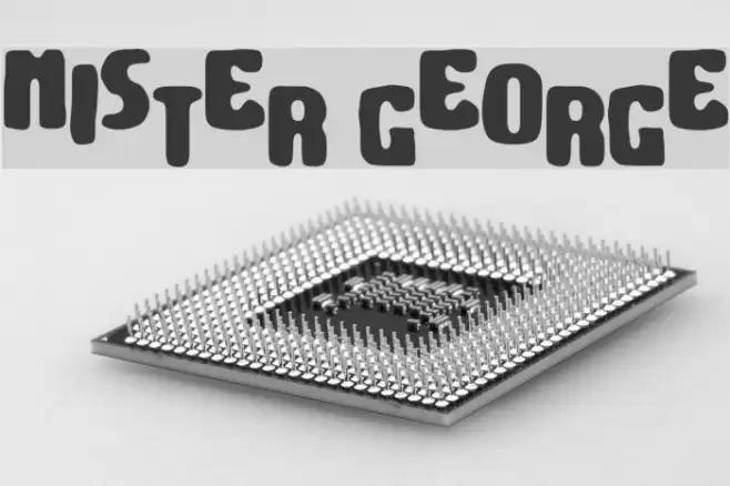 Mister George Font examples