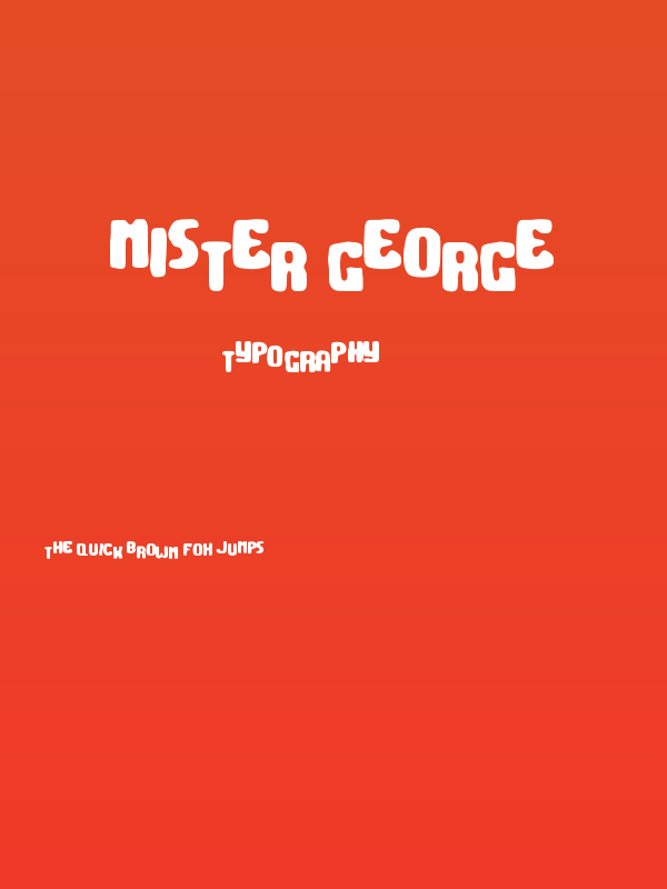 Mister George Poster