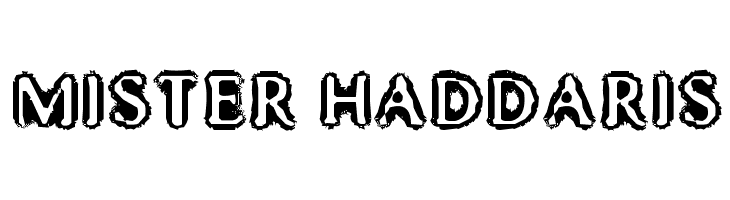 Mister Haddaris  font caratteri gratis
