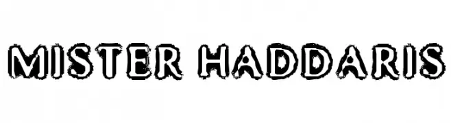 Mister Haddaris  Frei Schriftart Herunterladen