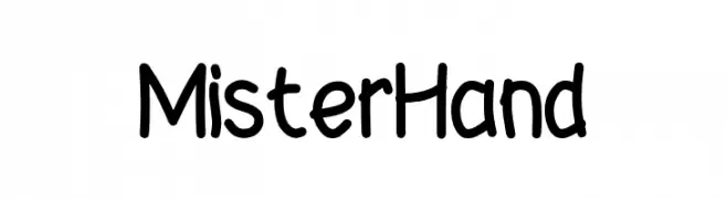 Mister Hand  Descarca Fonturi Gratis