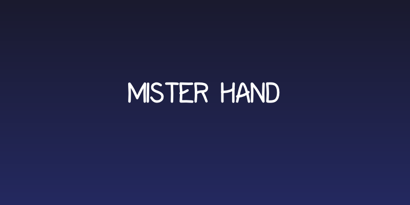 Mister Hand Social Header
