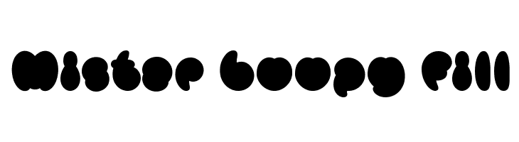 Mister Loopy Fill Font