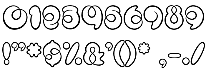 Mister Loopy Regular Font OTHER CHARS