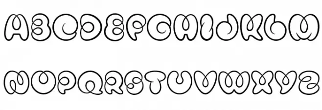 Mister Loopy Regular Schriftart Groß