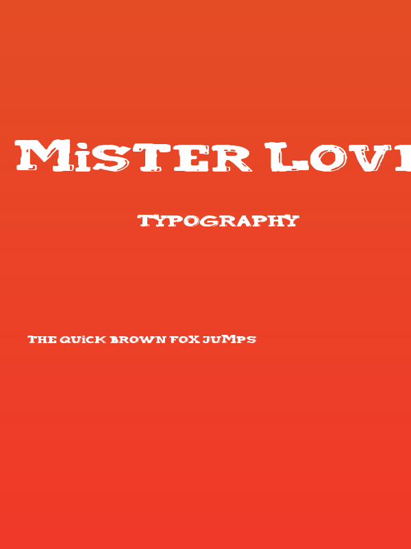 Mister Love Poster