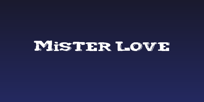 Mister Love Social Header