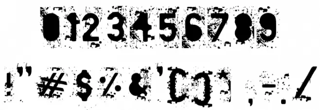 Mister Manson Font OTHER CHARS