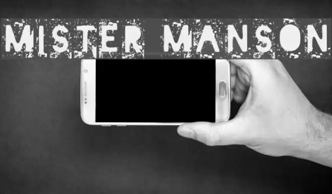 Mister Manson Font examples