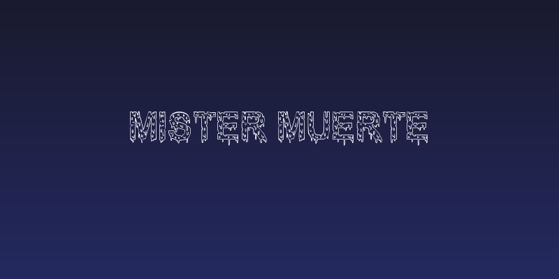 Mister Muerte Social Header