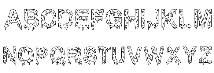 Mister Muerte Font LOWERCASE