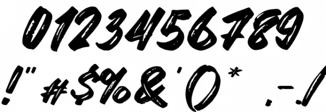 Mister October Font OTHER CHARS