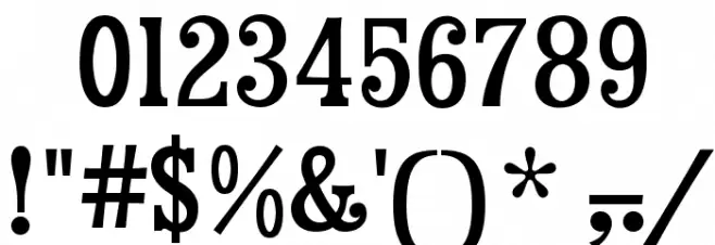 Mister Sinatra Slim Font OTHER CHARS