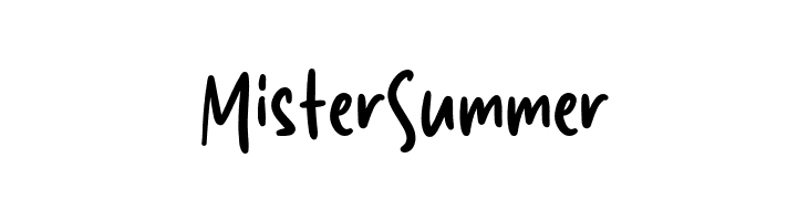 Mister Summer  baixar fontes gratis