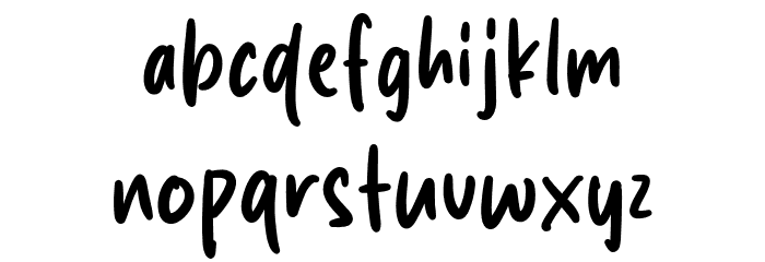 Mister Summer Font LOWERCASE
