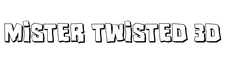 Mister Twisted 3D Font