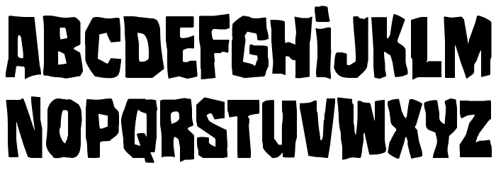 Mister Twisted Condensed Font LOWERCASE
