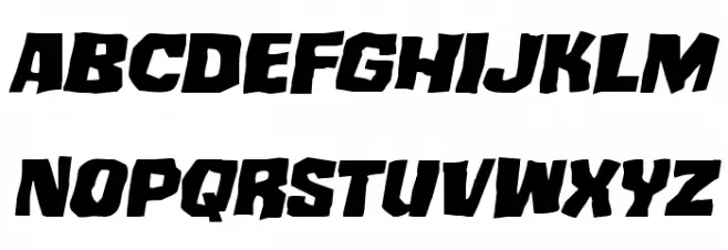 Mister Twisted Expanded Italic خط أحرف كبيرة
