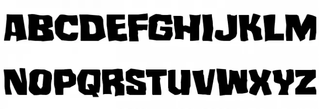Mister Twisted Expanded Schriftart Groß