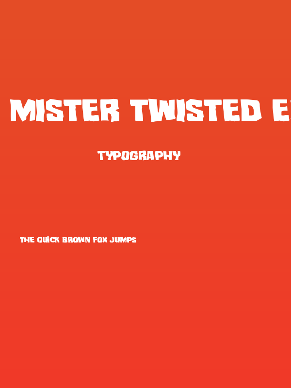 Mister Twisted Expanded Poster