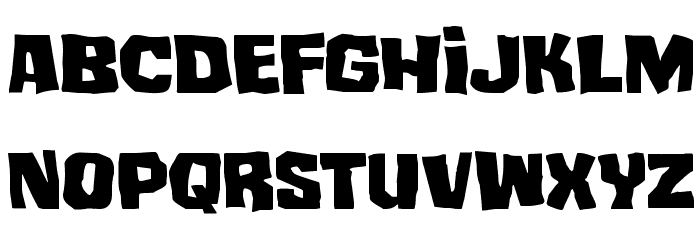Mister Twisted Expanded Font LOWERCASE