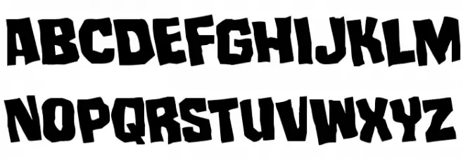 Mister Twisted Leaning Schriftart Groß